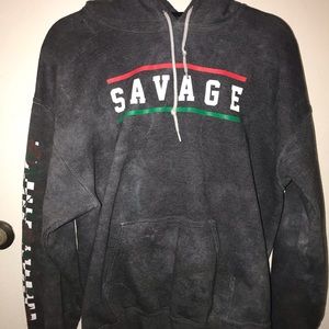 Dark grey Savage hoodie